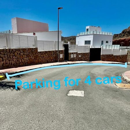 Big Villa Tauro With Private Heated Saltwater Pool & Jacuzzi & Bbq & Game Room & Arcade Games Mogán Exterior photo
